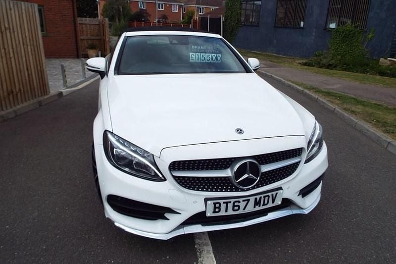 White Used 2017 Mercedes C200 AMG line Cabriolet | £15,500 (Fair price) - Image 1/1