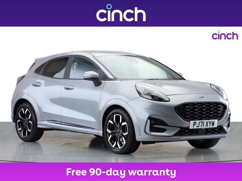 Silver Used 2022 Ford Puma Gen-E ST-Line X SUV | £15,339 (Fair price) - Image 1/3