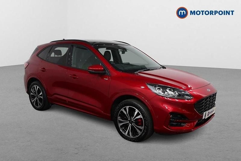 Red Used 2022 Ford Kuga ST-Line X SUV | £19,149 (Good price) - Image 1/4