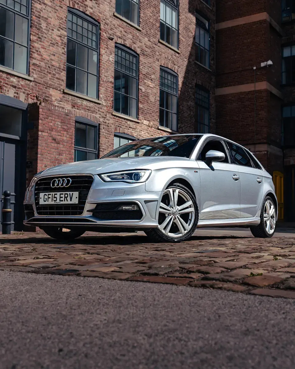 Used Audi A3 Sportback S-Line 110 HP (80 kW) 2015 Silver Hatchback