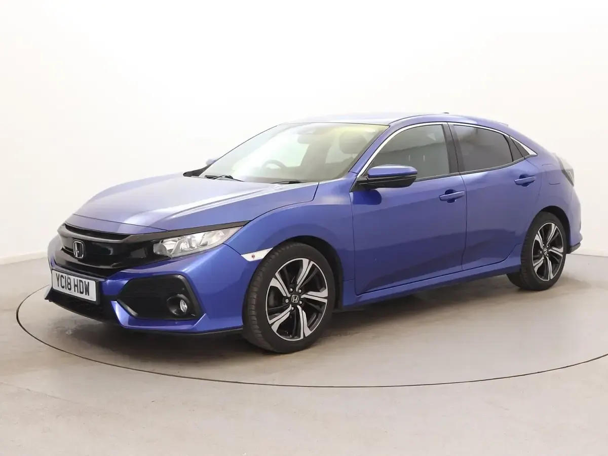Used Honda Civic SR 2018 Blue Hatchback