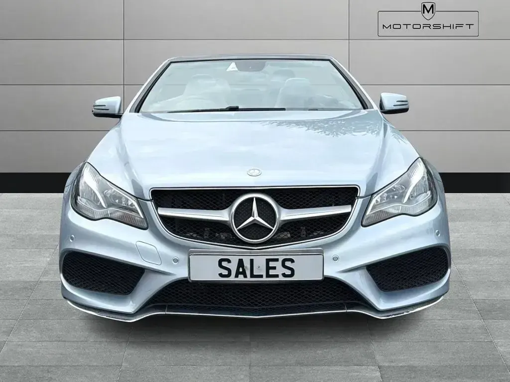 Used Mercedes E220 AMG 170 HP (125 kW) 2014 Silver Cabriolet