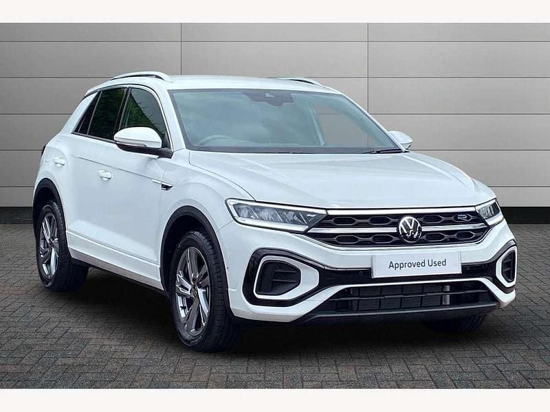 White New 2025 VW T-Roc R-line SUV | £29,650 (Fair price) - Image 1/4