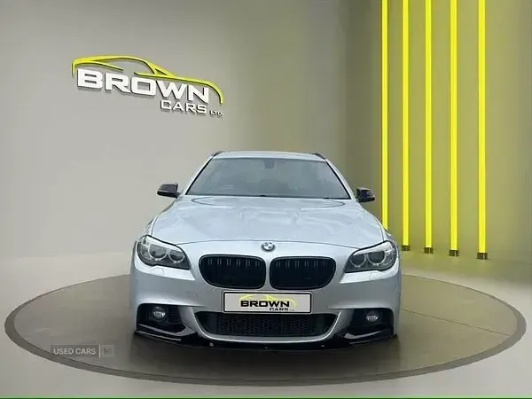 Used BMW 520 M Sport 184 HP (135 kW) 2014 Silver Estate
