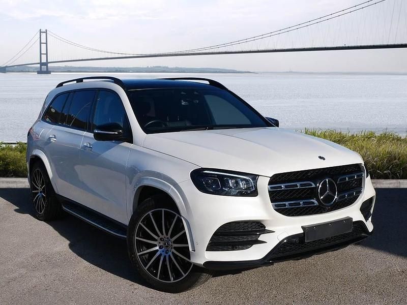 White Used 2023 Mercedes GLS400 Night SUV | £70,990 (Expensive) - Image 1/4