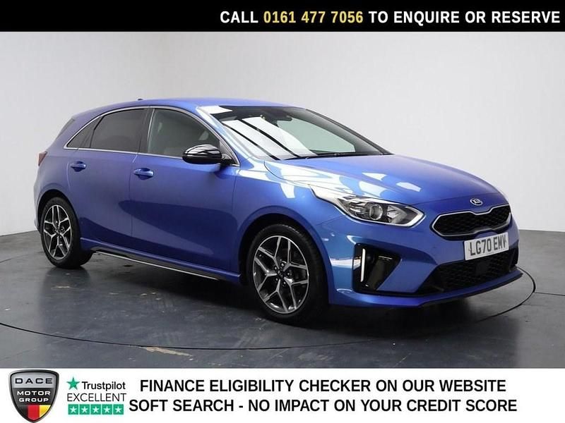 Used Kia Ceed GT-Line 138 HP (101 kW) 2020 Blue Hatchback