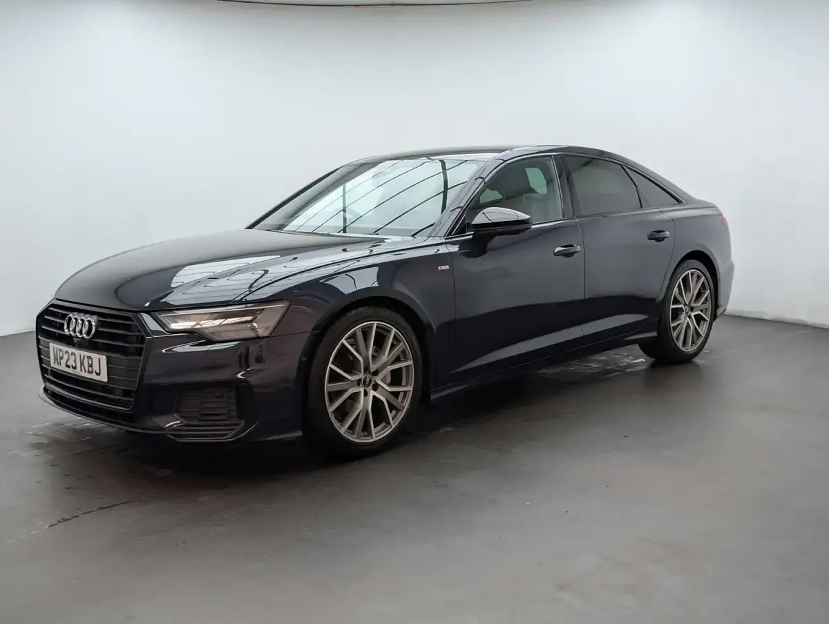 Used Audi A6 Black Edition 204 HP (150 kW) 2023 Blue Sedan