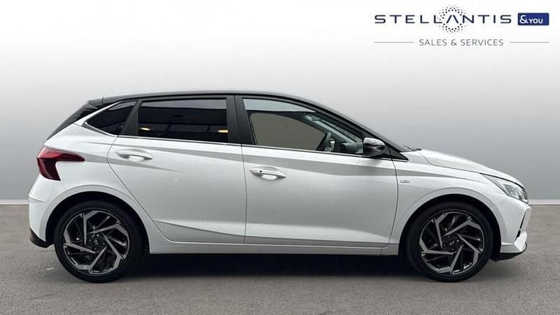 White Used 2023 Hyundai i20 Ultimate Hatchback | £16,898 (Fair price) - Image 1/4