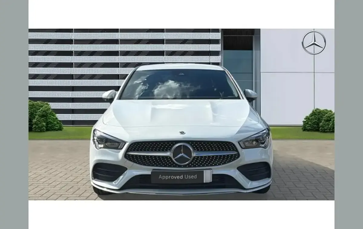Used Mercedes CLA220 AMG line 190 HP (139 kW) 2021 White Sedan