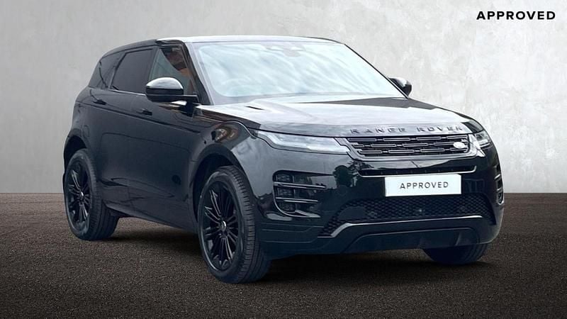 Santorini black Used 2025 Land Rover Range Rover evoque SE Dynamic SUV | £60,990 - Image 1/4