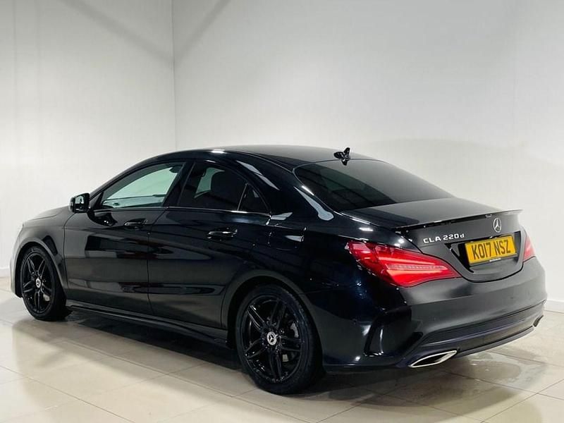 Used Mercedes CLA220 AMG line 177 HP (130 kW) 2017 Black Sedan