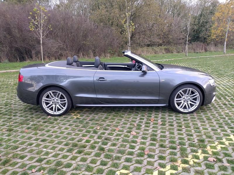 Grey Used 2014 Audi A5 Cabriolet S-Line Cabriolet | £8,995 (Fair price) - Image 1/4