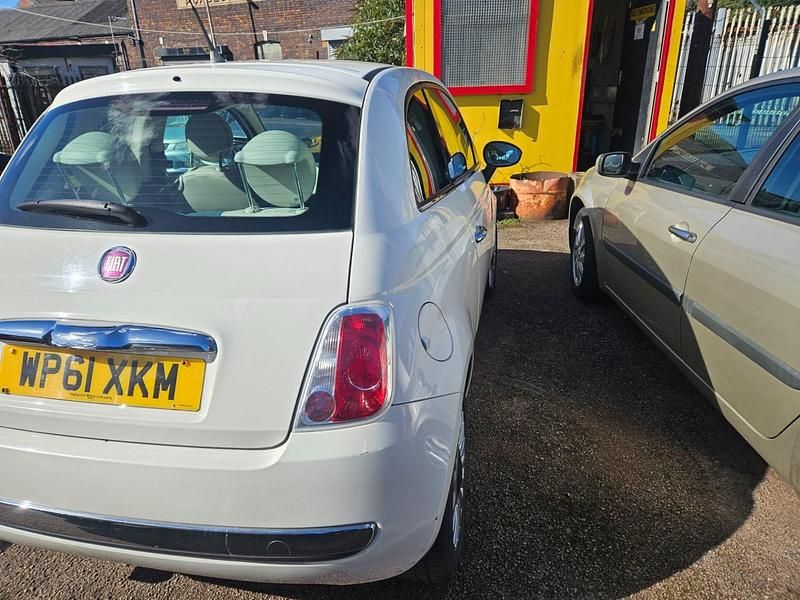 Used Fiat 500 Lounge 69 HP (50 kW) 2012 White Hatchback