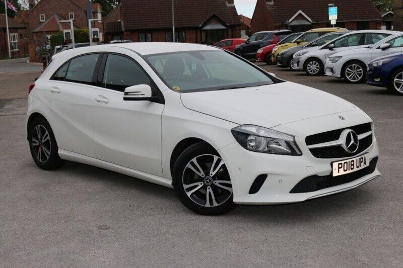 White Used 2018 Mercedes A180 Executive Hatchback | £11,495 (Good price) - Image 1/4