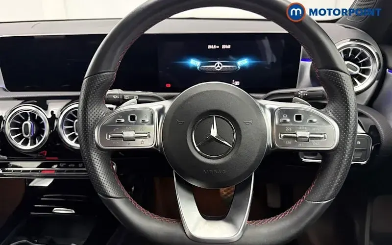 Used Mercedes A200 AMG line 163 HP (119 kW) 2018 Grey Hatchback