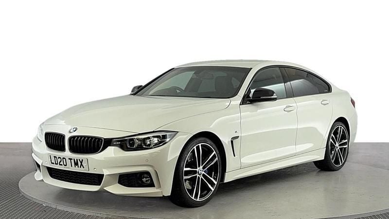 White Used 2020 BMW 420 Gran Coupé M Sport Coupe | £19,980 (Fair price) - Image 1/4