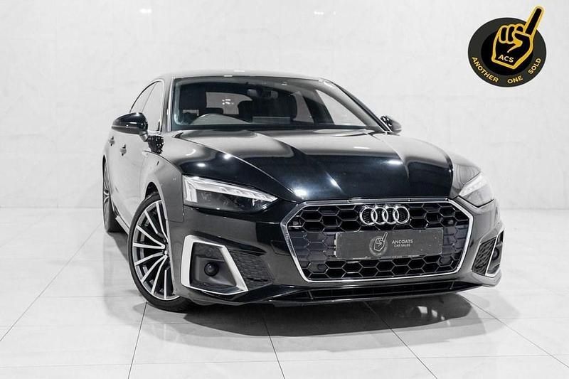 Used Audi A5 Sportback S-Line 163 HP (119 kW) 2022 Black Hatchback