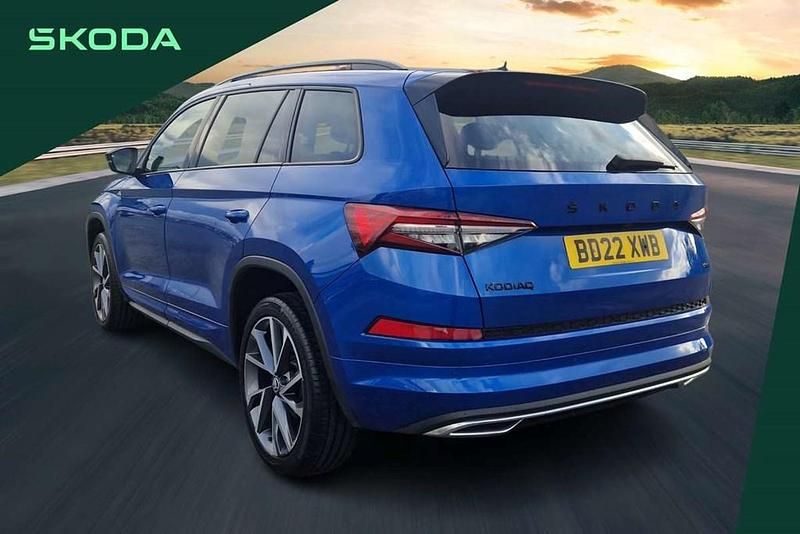 Used Skoda Kodiaq SportLine 150 HP (110 kW) 2022 Blue SUV