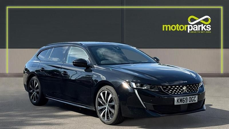 Nera black metallic Used 2019 Peugeot 508 GT-line Estate | £16,250 (Fair price) - Image 1/4