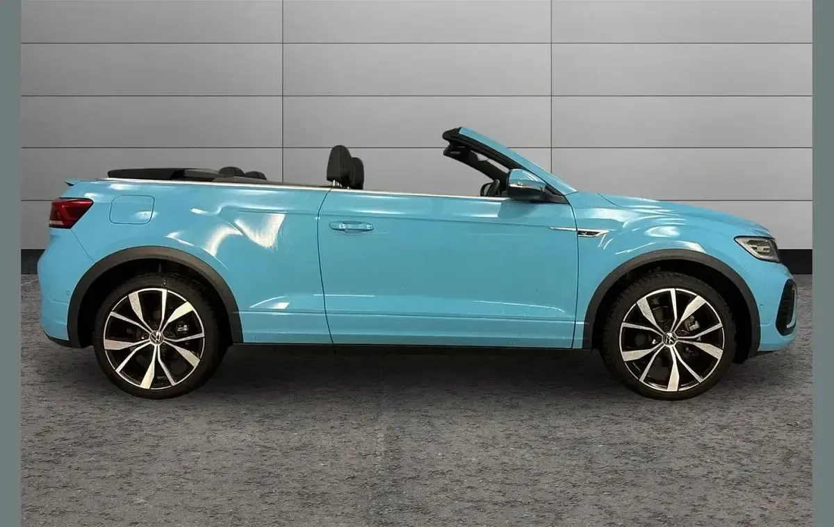 New VW T-Roc Cabriolet R-line 147 HP (108 kW) 2025 Blue Cabriolet
