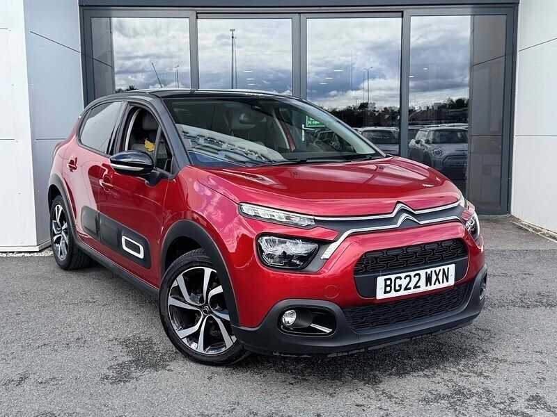 Red Used 2022 Citroën C3 PureTech Hatchback | £9,995 (Fair price) - Image 1/3