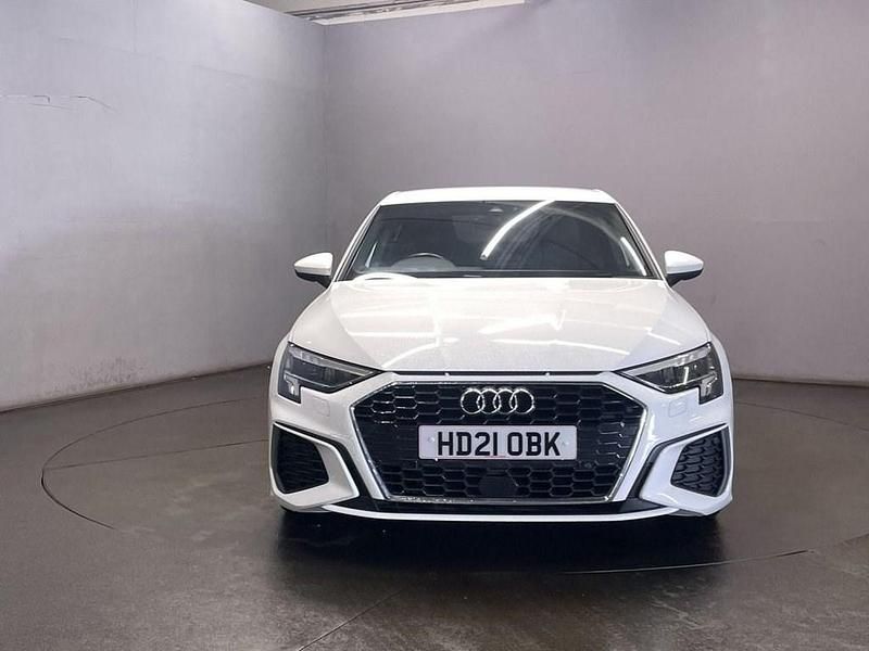 Used Audi A3 S-Line 150 HP (110 kW) 2021 White Sedan