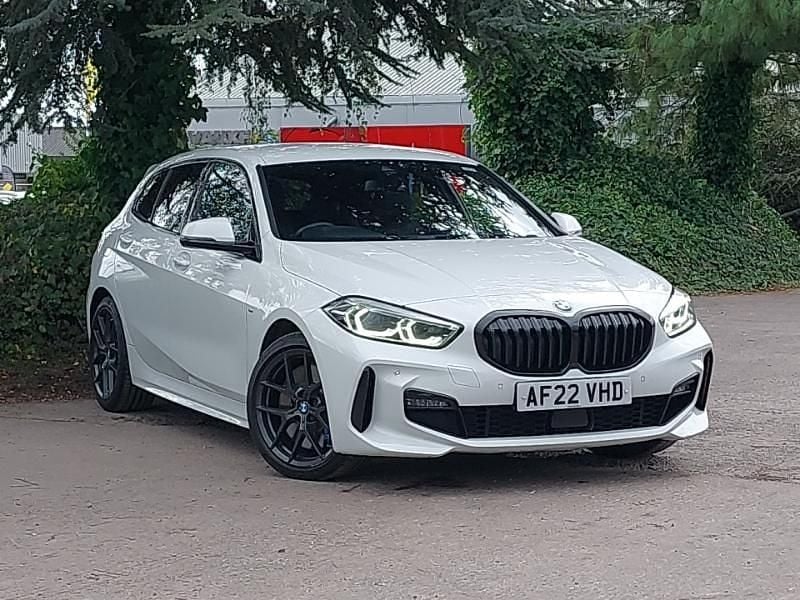 White Used 2022 BMW 120 M Sport Hatchback | £21,498 (Fair price) - Image 1/4