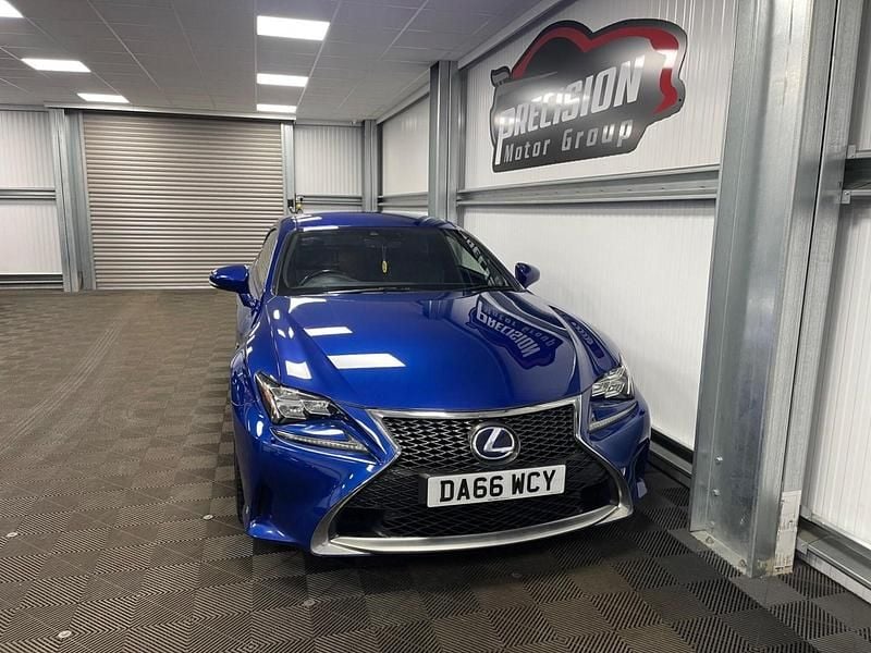 Used Lexus RC300h Sport Line 2016 Blue Coupe