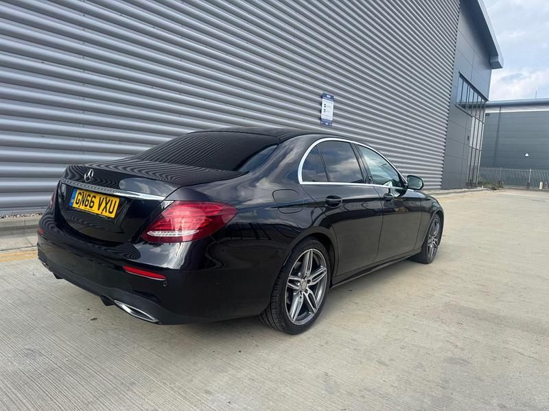 Used Mercedes E220 AMG line 2016 Black Sedan