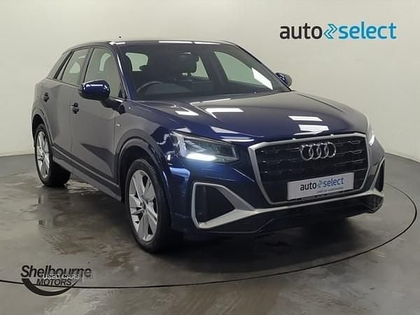 Blue Used 2022 Audi Q2 S-Line SUV | £21,945 (Fair price) - Image 1/4