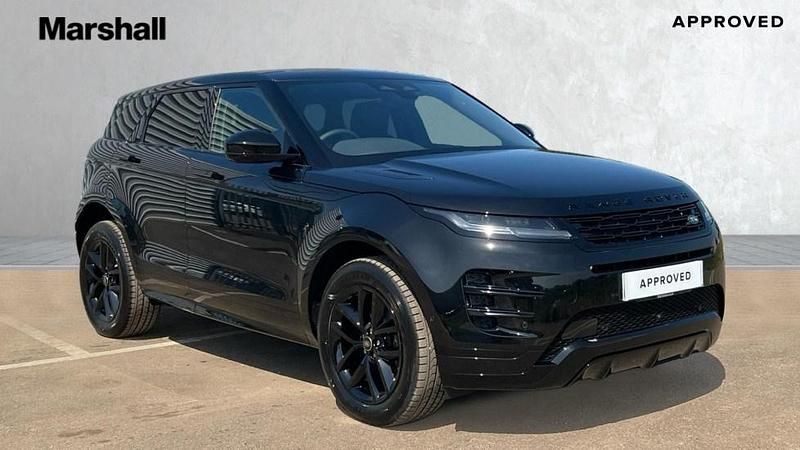 Santorini black Used 2025 Land Rover Range Rover evoque SUV | £40,978 - Image 1/4