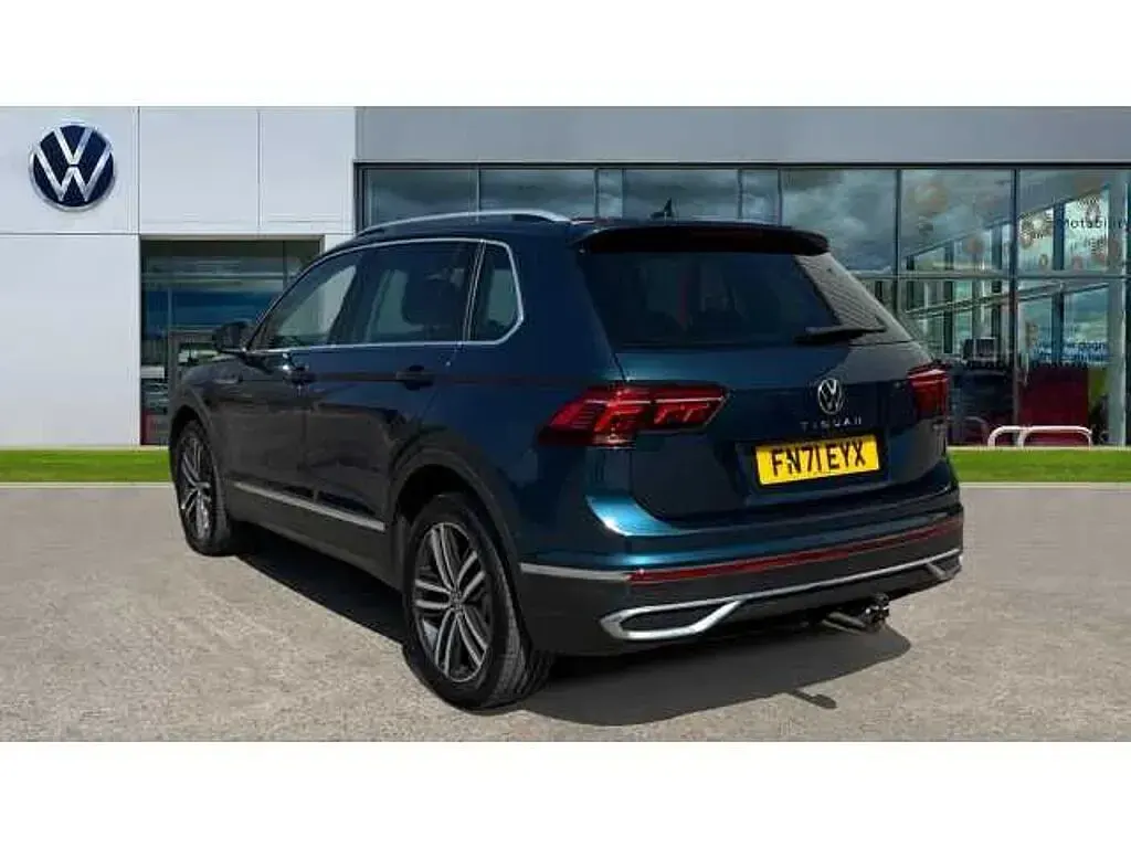 Used VW Tiguan Elegance 150 HP (110 kW) 2021 Nightshade blue metallic SUV