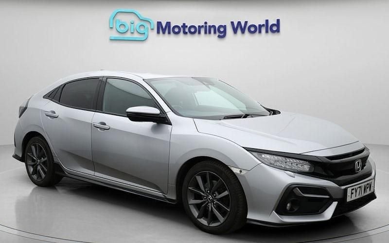 Used Honda Civic Sport 182 HP (133 kW) 2021 Silver Hatchback