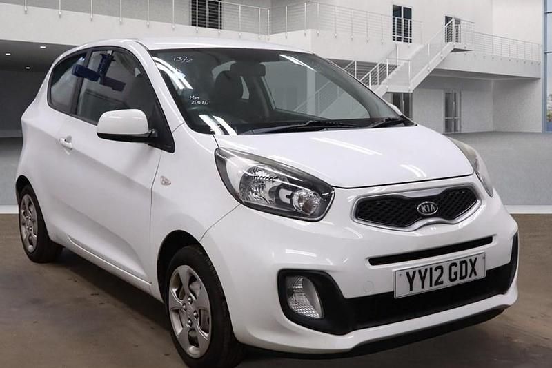 Used Kia Picanto 68 HP (50 kW) 2012 White Hatchback