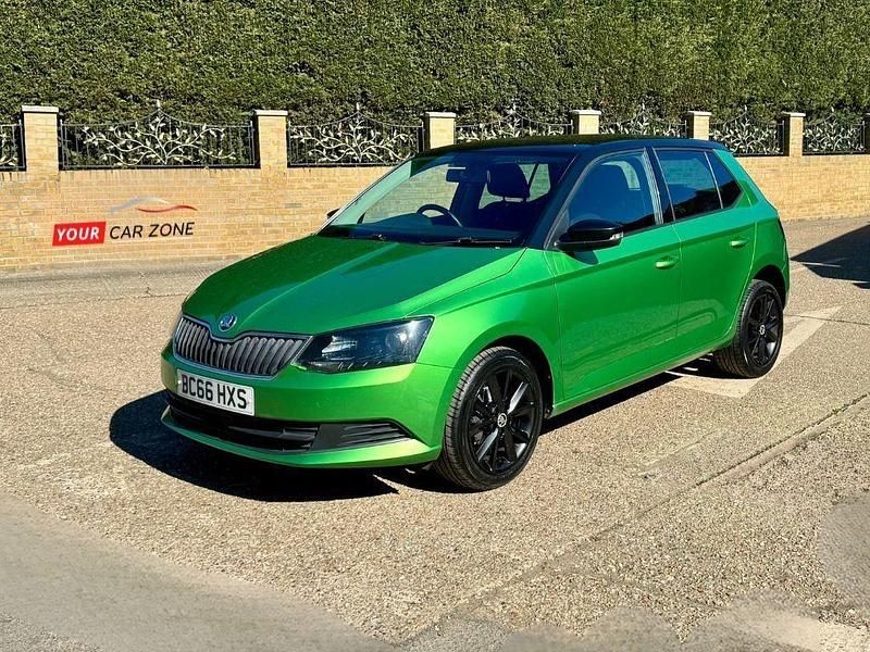 Used Skoda Fabia Colour Edition 2017 Green Hatchback