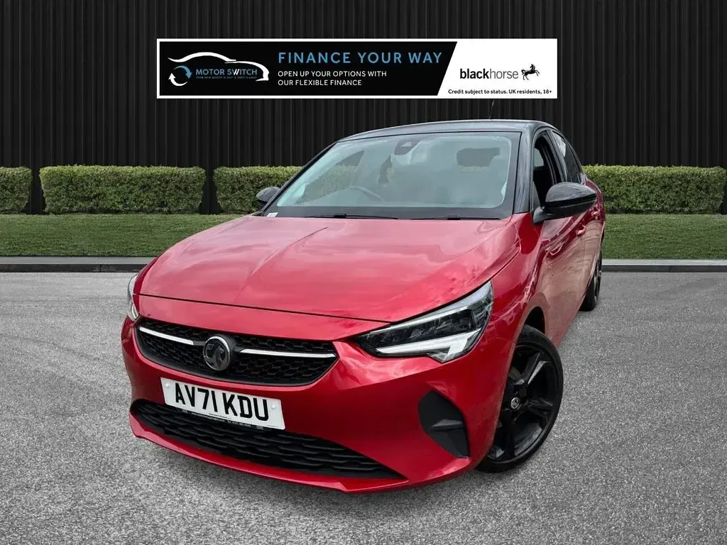 Used Vauxhall Corsa 75 HP (55 kW) 2021 Red Hatchback