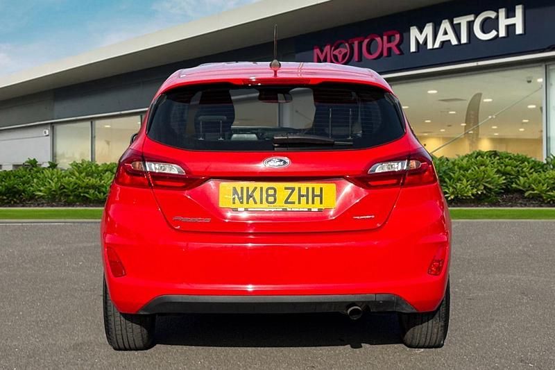 Used Ford Fiesta Zetec 2018 Red Hatchback
