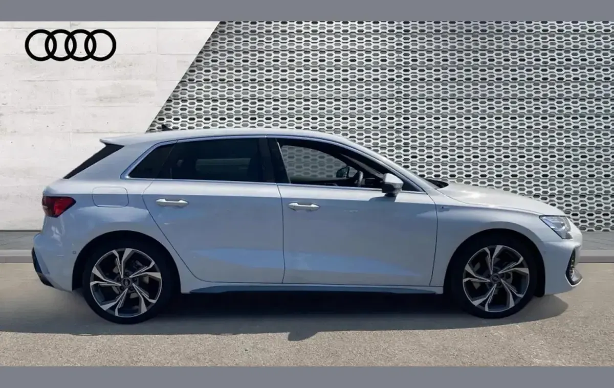 New Audi A3 S-Line 113 HP (83 kW) 2026 White Hatchback