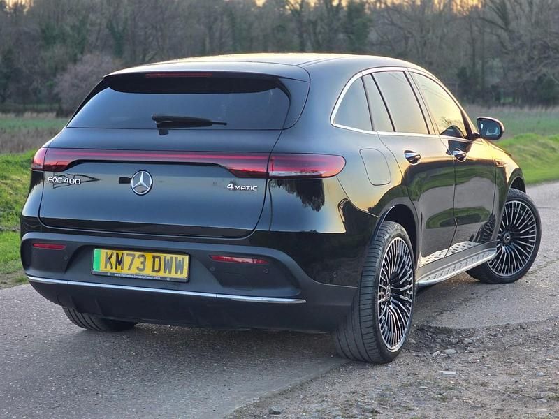 Used Mercedes EQC400 AMG Line Premium 300 kW (408 HP) 2023 Black SUV