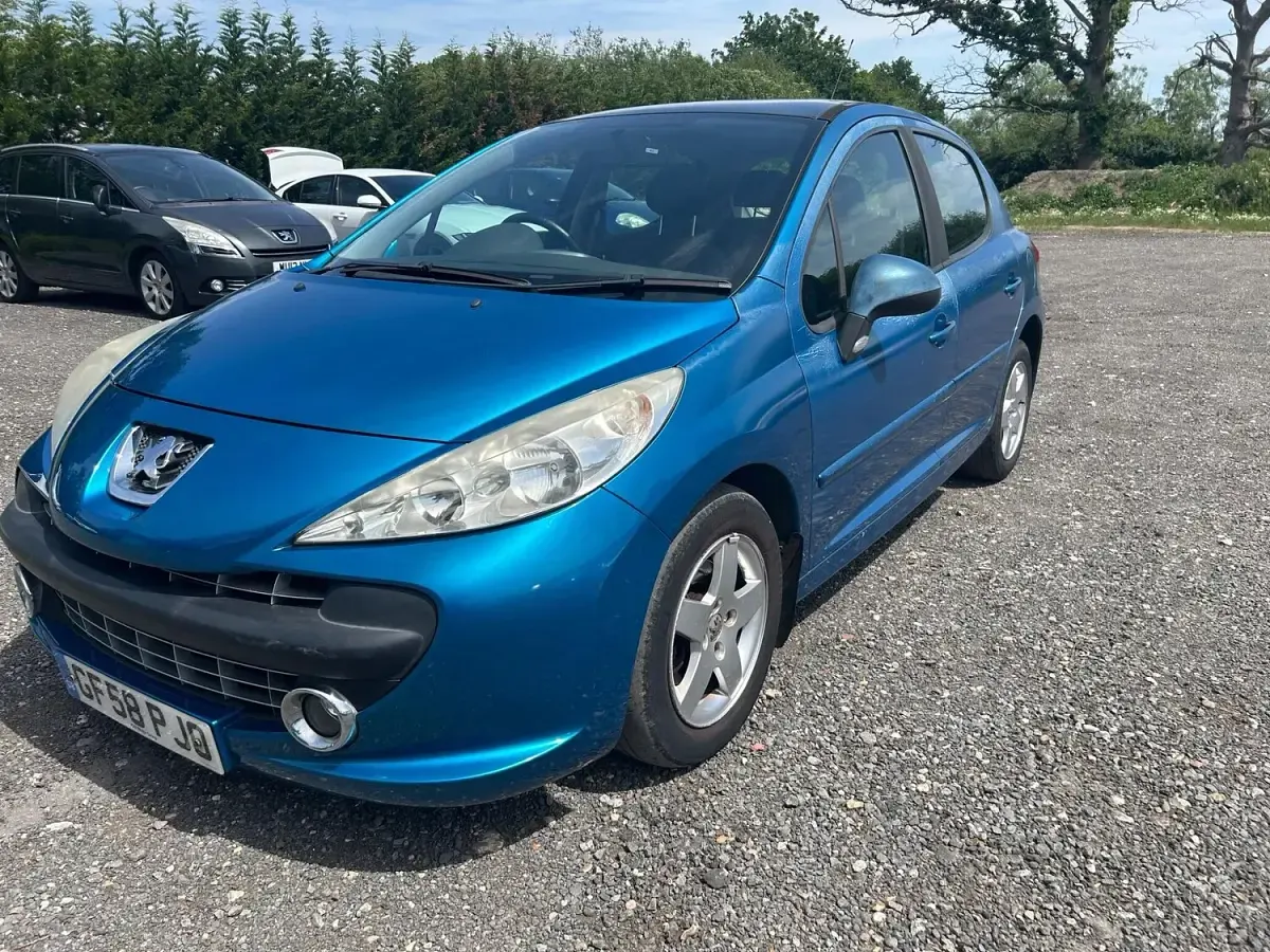 Used Peugeot 207 95 HP (69 kW) 2008 Blue Hatchback