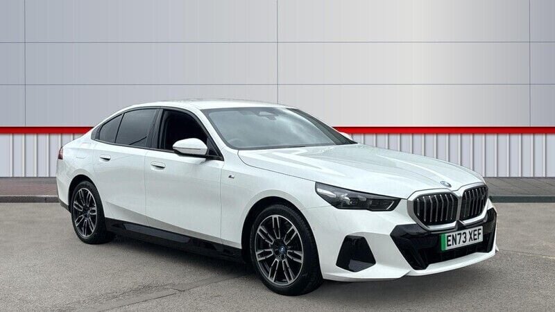 White Used 2023 BMW i5 M Sport Sedan | £42,658 (Fair price) - Image 1/4