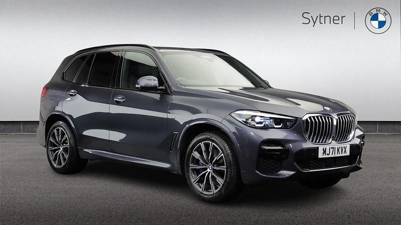 Grey Used 2021 BMW X5 M Sport SUV | £45,500 (Fair price) - Image 1/4