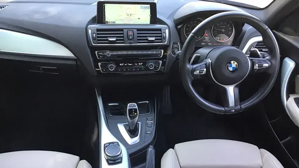 Used BMW M135 Comfort Edition 322 HP (236 kW) 2016 Blue Hatchback