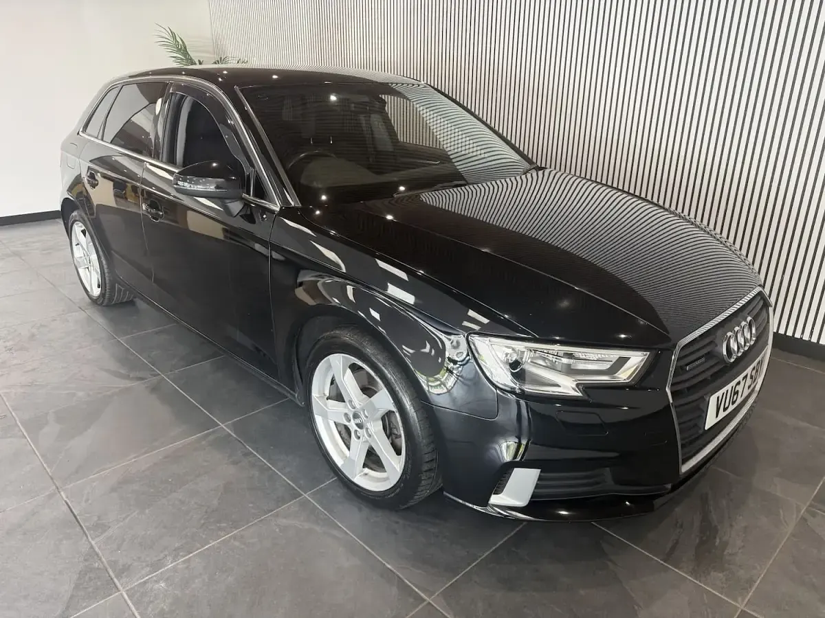 Used Audi A3 Sport 181 HP (133 kW) 2017 Black Hatchback
