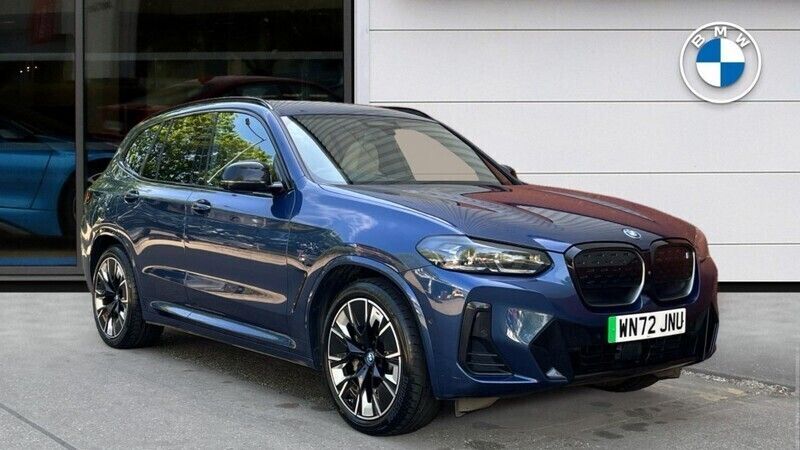Blue Used 2022 BMW iX3 M Sport SUV | £30,700 (Fair price) - Image 1/4