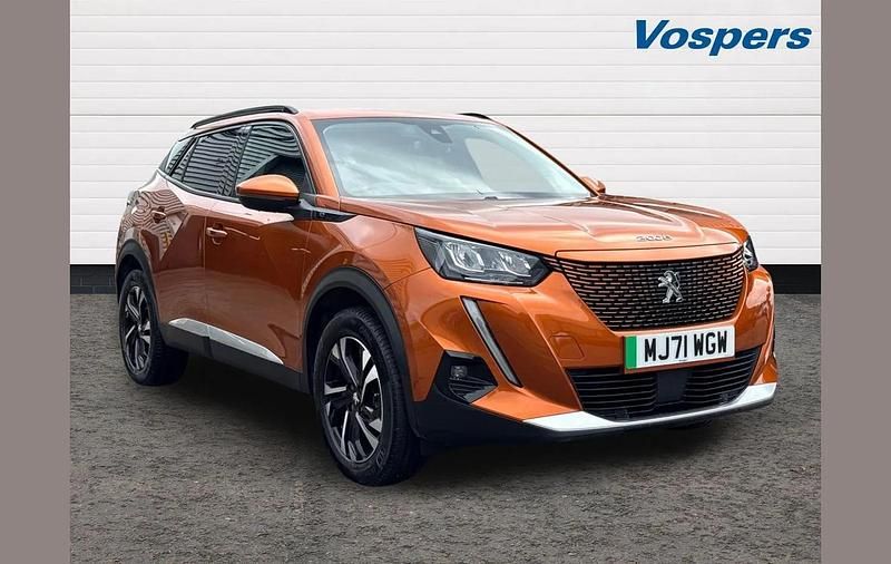 Used Peugeot e-2008 Allure Premium 100 kW (136 HP) 2021 Orange SUV
