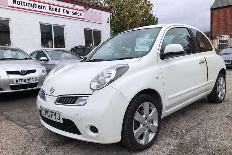 White Used 2010 Nissan Micra Acenta Hatchback | £3,999 (Fair price) - Image 1/1