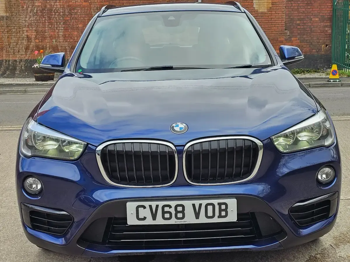 Used BMW X1 Sport Line 190 HP (139 kW) 2018 Blue SUV
