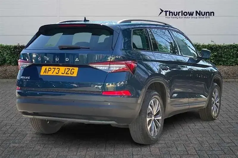 Second-hand Skoda Kodiaq SE Drive 150 CP (110 kW) 2023 Albastru SUV