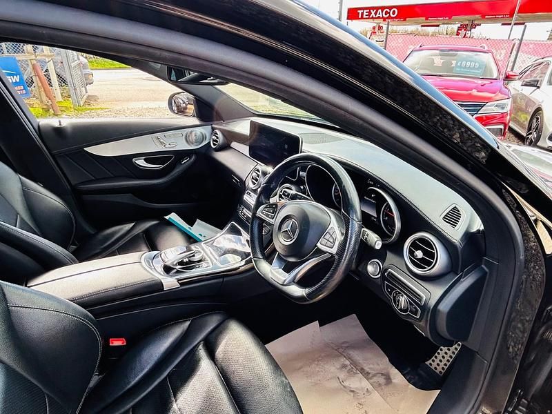 Used Mercedes C300 AMG Line Premium Plus 231 HP (169 kW) 2015 Black Estate